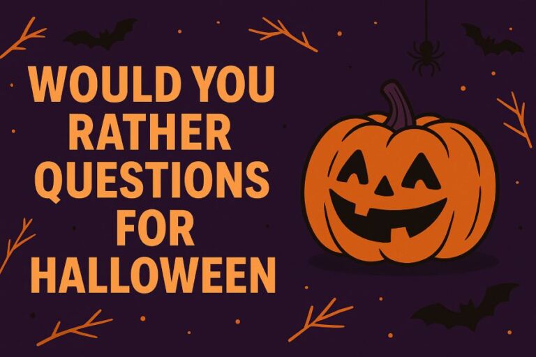 Would You Rather Questions for Halloween