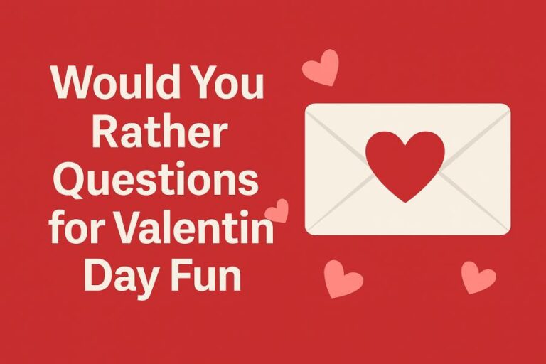 Would You Rather Questions for Valentine's Day Fun